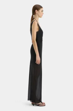 Sir the Label Avellino Lace Layered Dress Black Size 0 / AU 6 for rent on The Volte - image 2