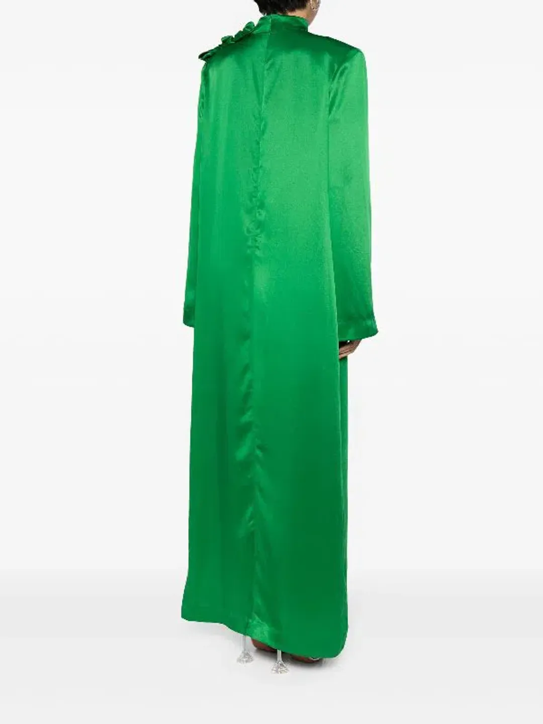 Rachel Gilbert Rosy Full Length Gown Emerald Size 12 for rent on The Volte - main image