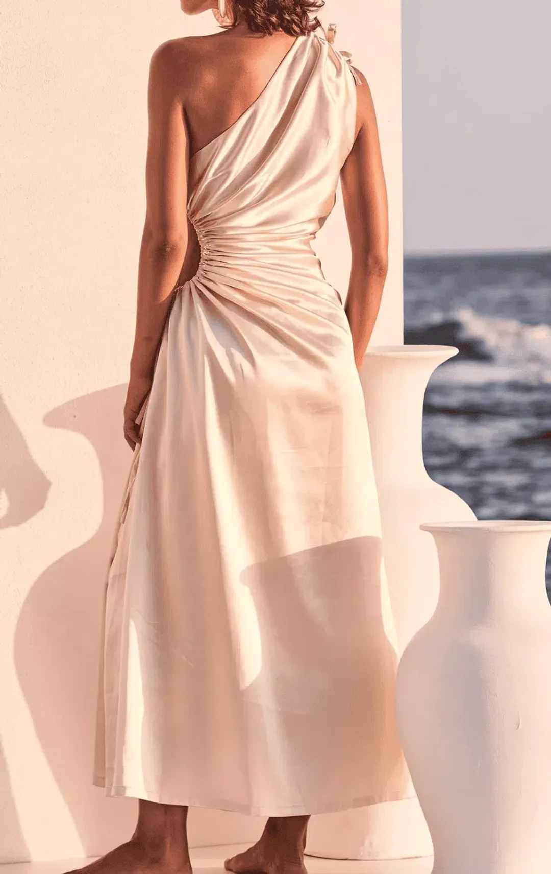 SONYA MODA NOUR MAXI DRESS OCEAN PEARL SIZE 8 for rent on The Volte - main image