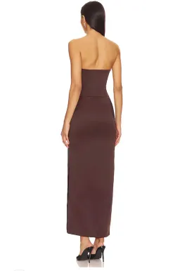 Bec & Bridge Jones Strapless Maxi Dress Cocoa Size 6 for rent on The Volte - image 4
