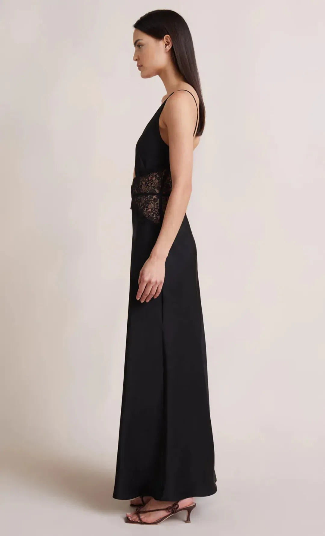 Bec & Bridge Camille Maxi Dress Black Size 8 for rent on The Volte - main image