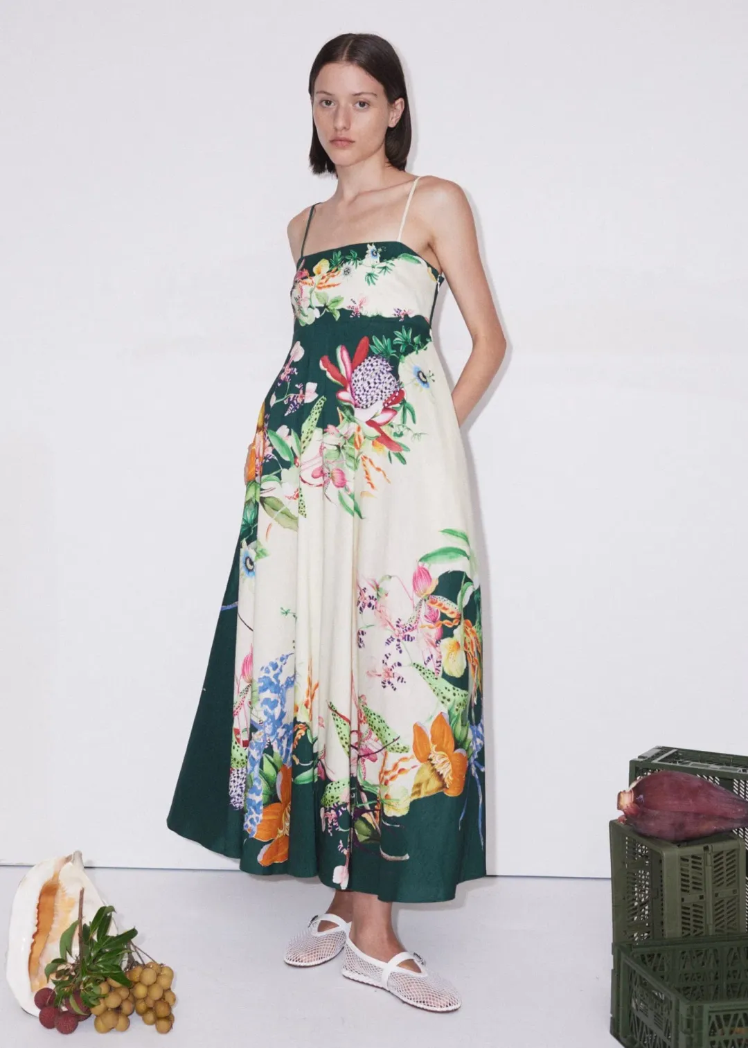 Alemais Aggie Sundress Floral Size 8 for rent on The Volte - main image