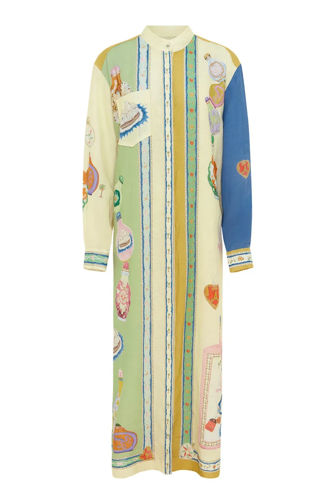 Alemais Elixir Shirtdress Print Size 8 for rent on The Volte - main image