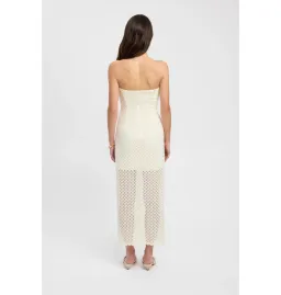 Kookai Savannah Strapless Dress Vanilla Size AU 6 for rent on The Volte - image 3