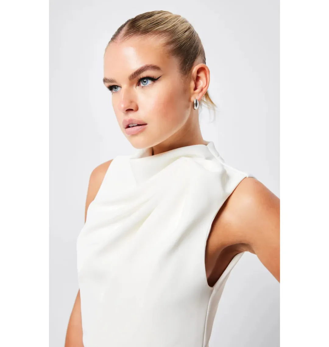 Mossman Cosmic Dress White Size AU 16 for rent on The Volte - main image