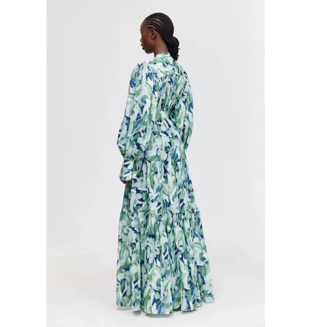 Acler Matthew Maxi Dress in Fresco Garden Size AU 16 for rent on The Volte - main image