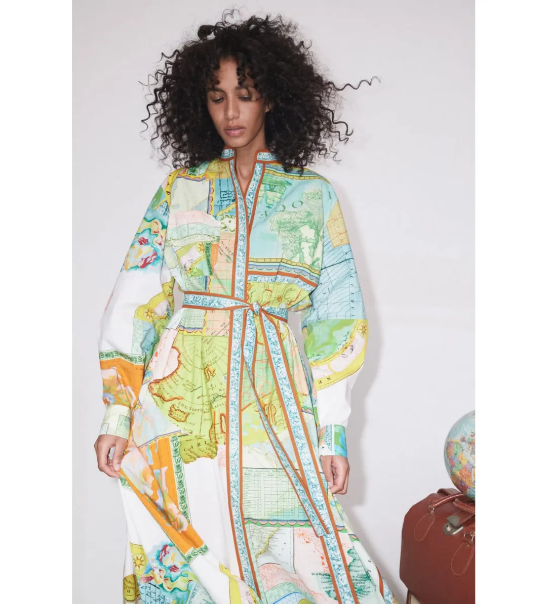 Alemais Atlas Shirtdress Print Size AU 16 for rent on The Volte - main image