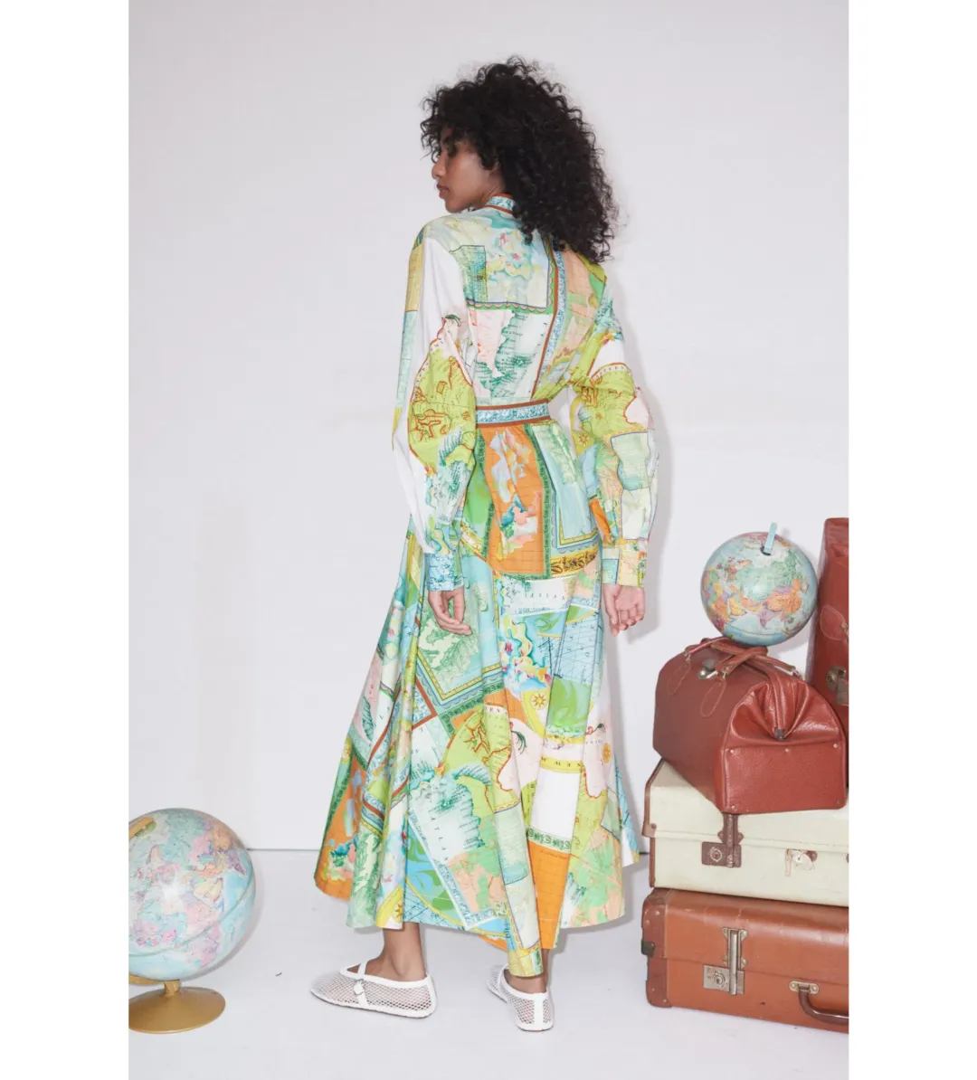 Alemais Atlas Shirtdress Print Size AU 16 for rent on The Volte - main image