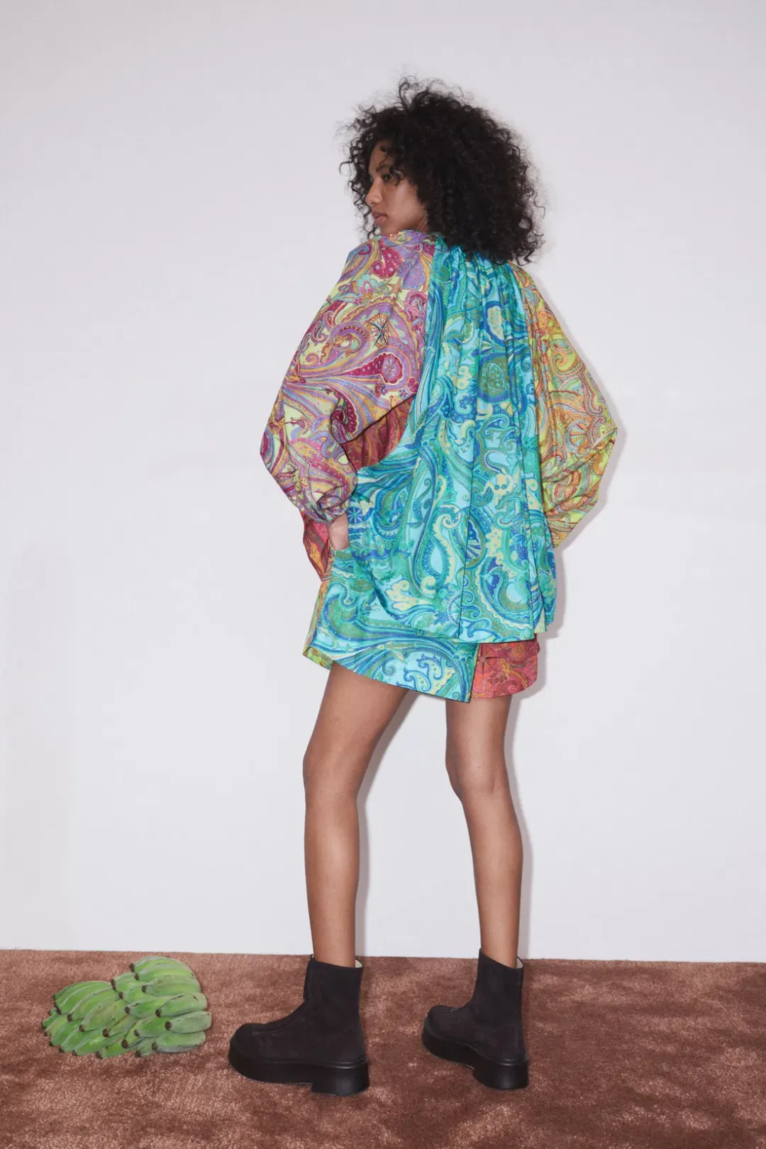 Alemais Ceto Splice Top and Short Set Multi Size 14 for rent on The Volte - main image