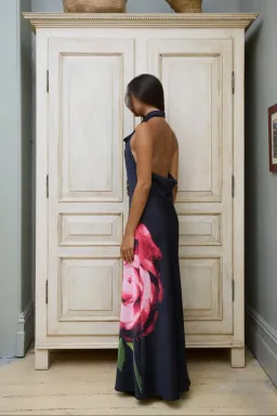 With Harper Lu Cowl Slip Dress Black Rose Size S / AU 8 for rent on The Volte - image 2