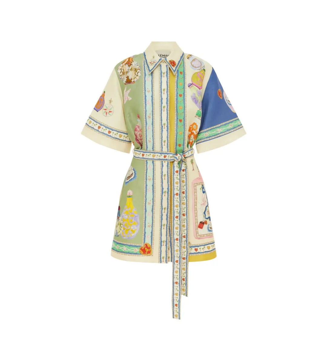 Alemais Elixir Mini Dress Print Size 14 for rent on The Volte - main image
