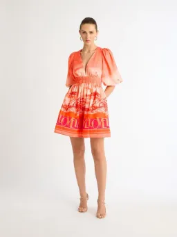 Sheike Love Boat Mini Dress Print Size AU 6  for rent on The Volte - image 1