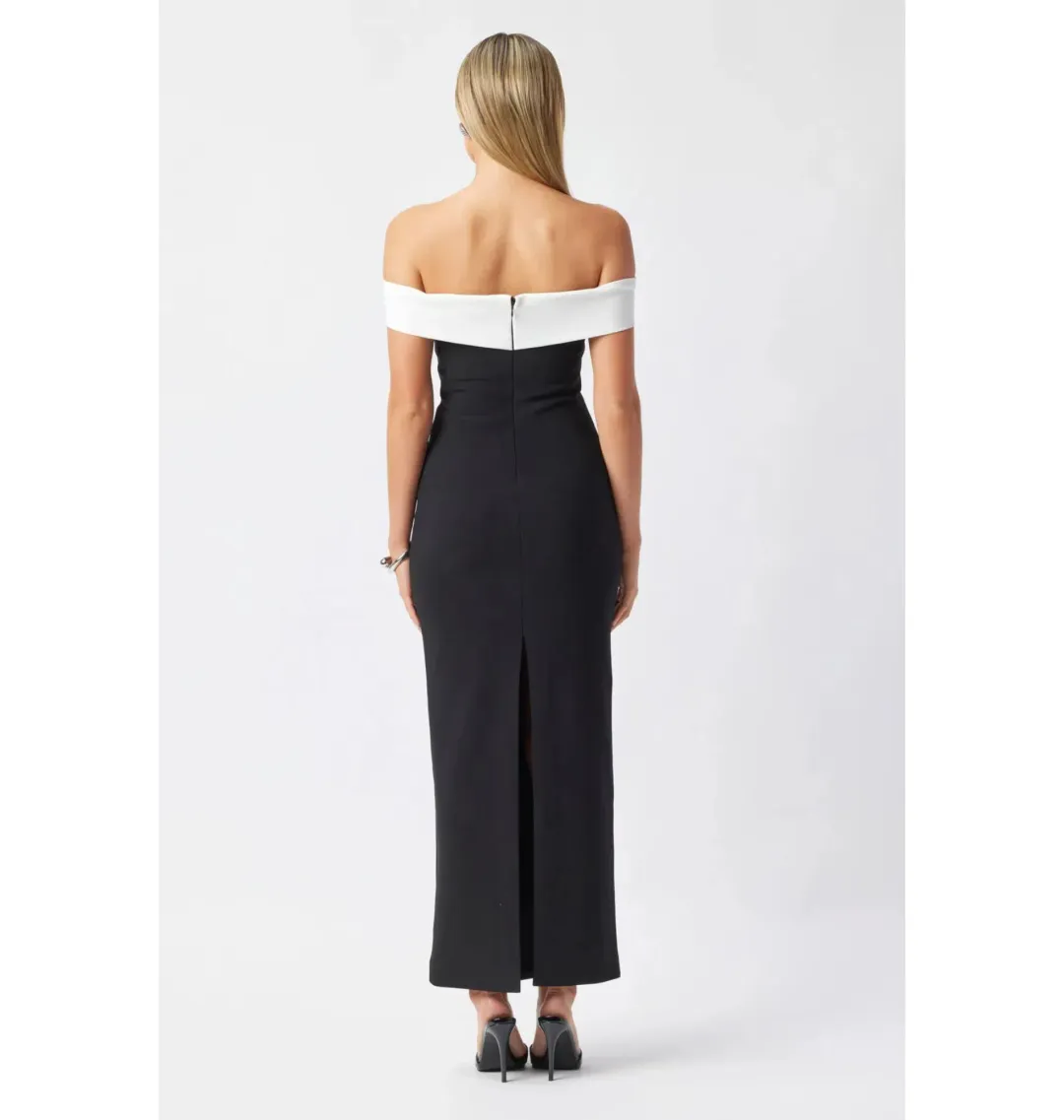 Bianca & Bridgett Leni Maxi Dress Black Size AU 14 for rent on The Volte - main image