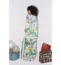 Alemais Odyssey Silk Shirt and Pant Set Multi Size AU 16 for rent on The Volte - image 5