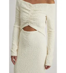 Camilla and Marc Minerva Long Sleeve Dress Cream Size 6 for rent on The Volte - image 2