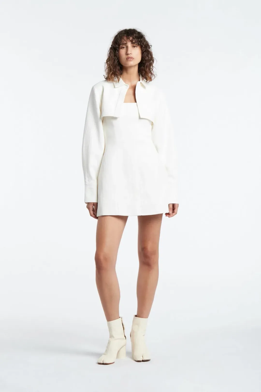 Sir The Label The Bowery Mini Dress Daydream White Size 6 for rent on The Volte - main image