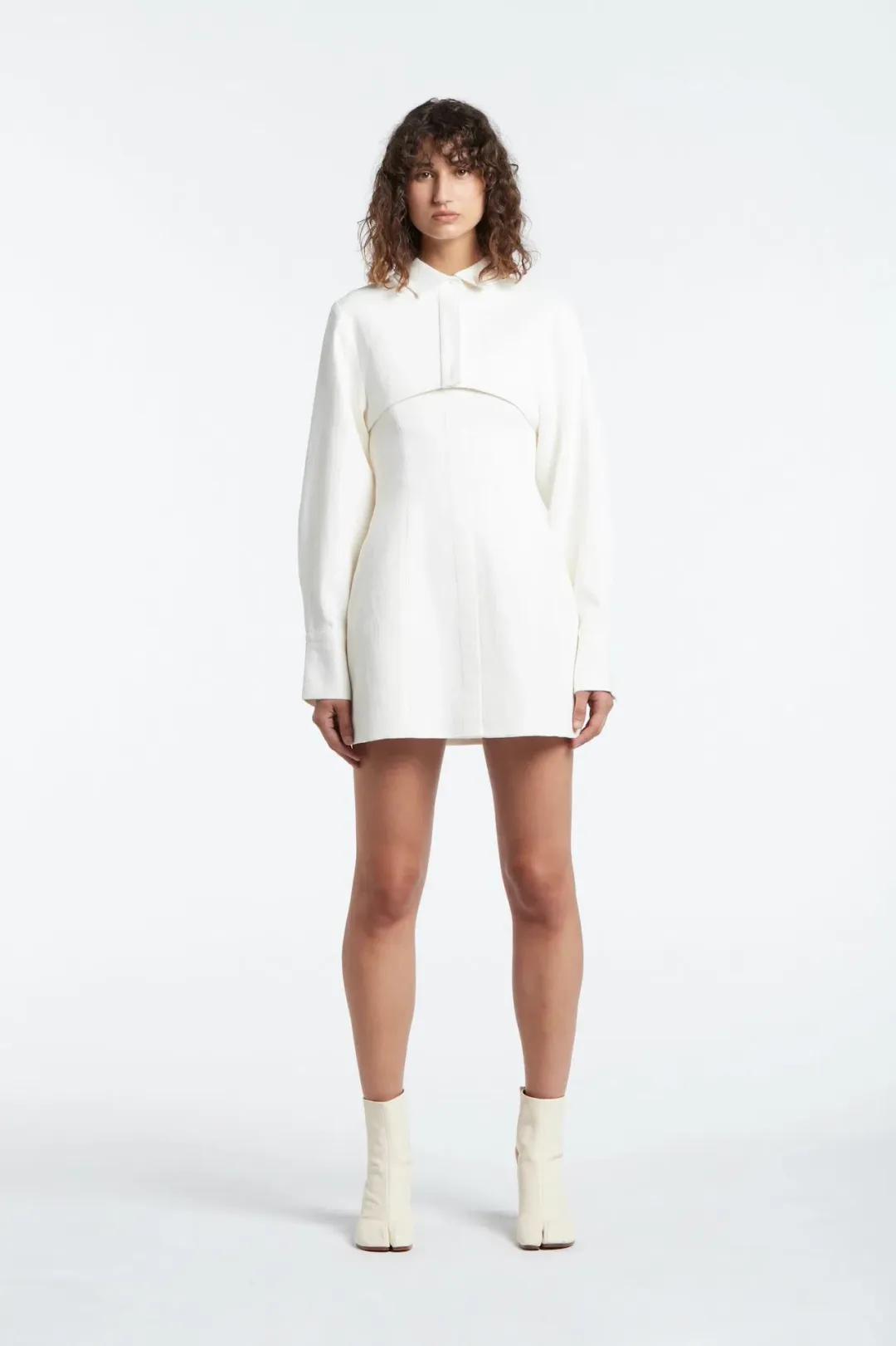 Sir The Label The Bowery Mini Dress Daydream White Size 6 for rent on The Volte - main image