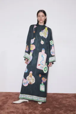 Alemais Royal Midi Dress Print Size AU 14 for rent on The Volte - image 1