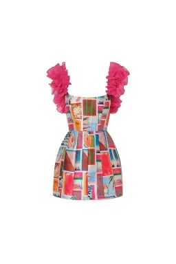 Eliya The Label Ravello Mini Dress Print Size 12 for rent on The Volte - image 5