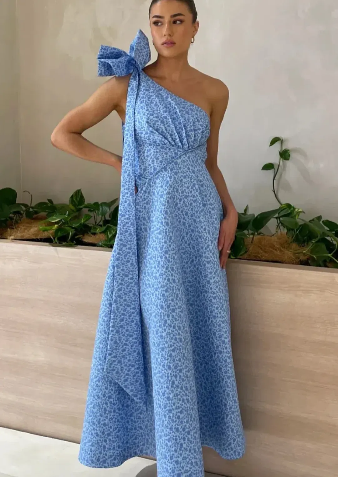 Rachel Gilbert Emiliano Gown In Blue Size 1 /Au 8 for rent on The Volte - main image