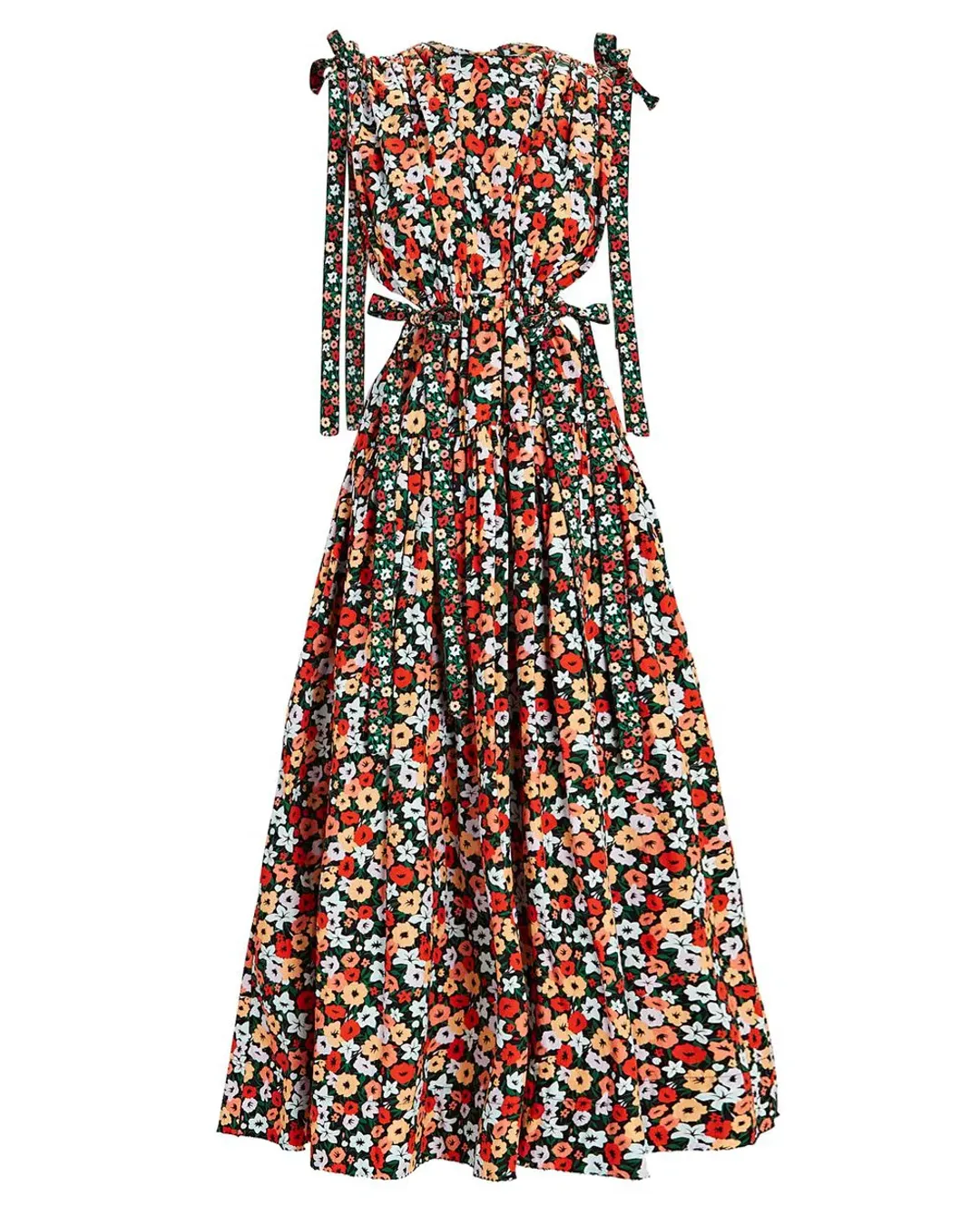 Agua Bendita Guaguanco La Fania Noche Dress  Floral Size 6 for rent on The Volte - main image