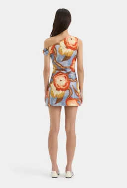 Sir the label Avery Twist Mini Dress Camellia Print Size 12 for rent on The Volte - image 4