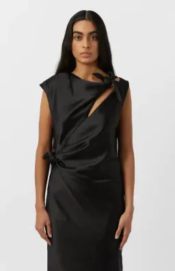 Camilla and Marc Karsten Knot Dress in Black Size 10 for rent on The Volte - image 1