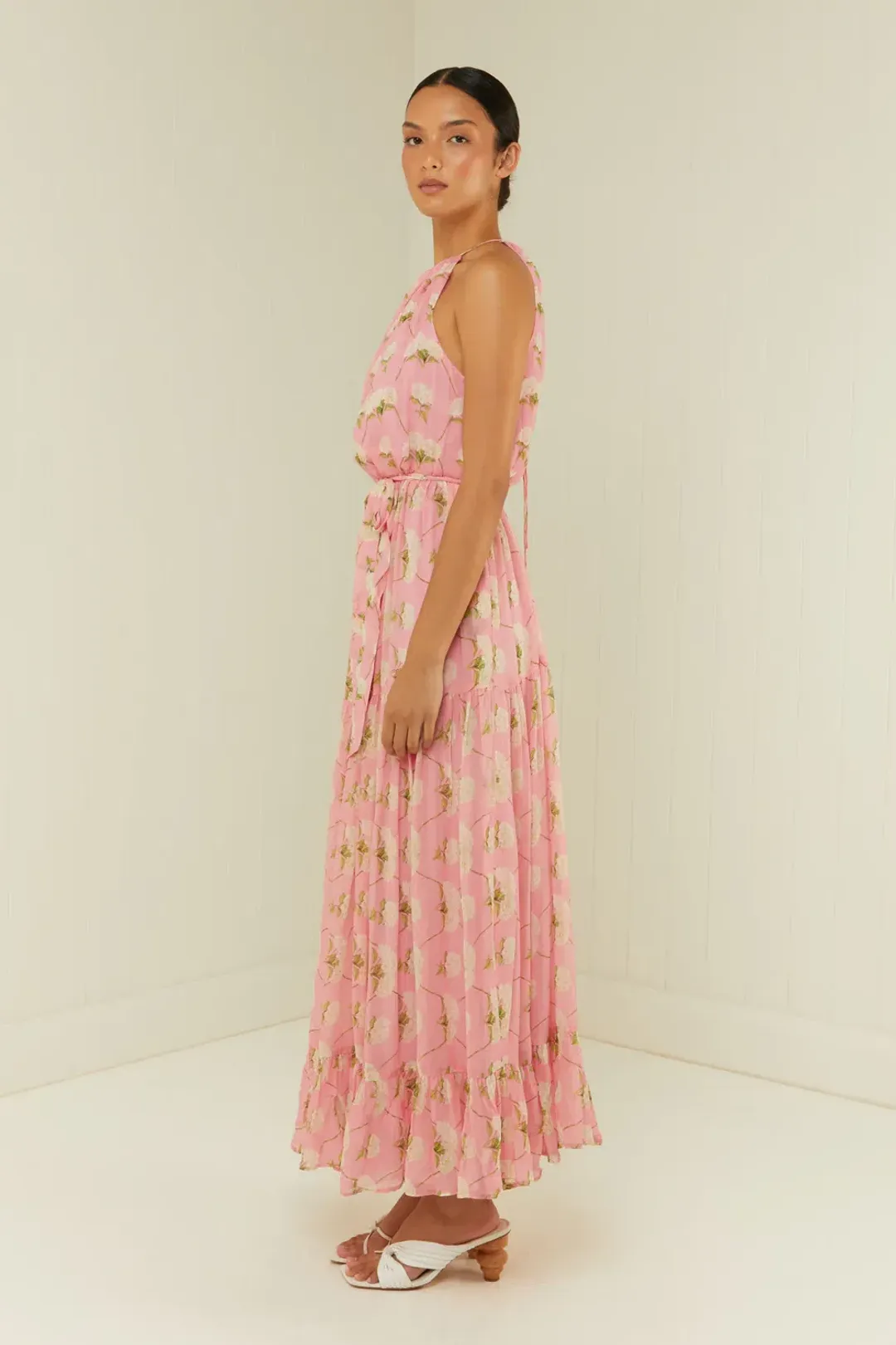 Palm Noosa Bluebell Dress in Pink Diamond Hydrangea Size 8 for rent on The Volte - main image