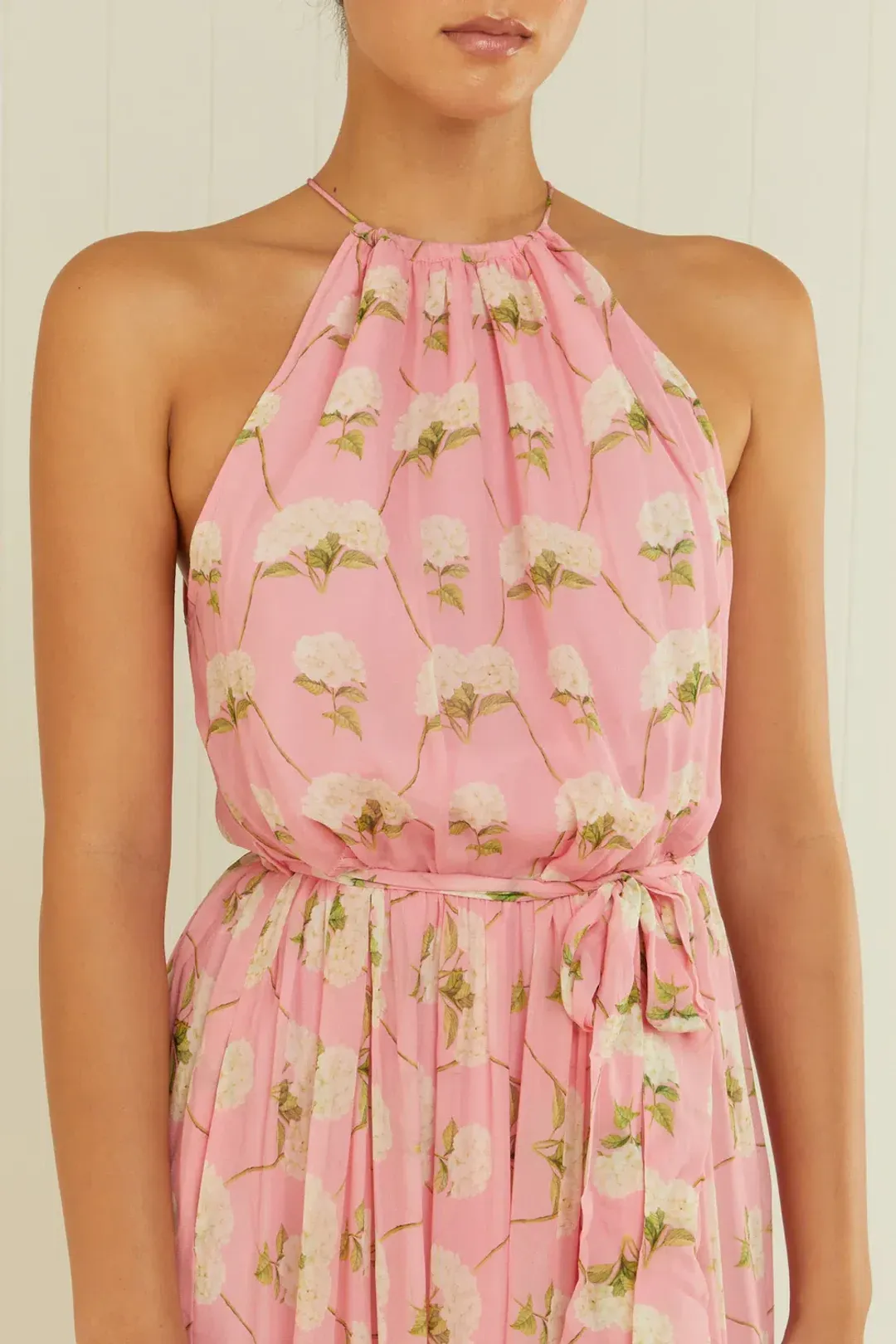 Palm Noosa Bluebell Dress in Pink Diamond Hydrangea Size 10 for rent on The Volte - main image