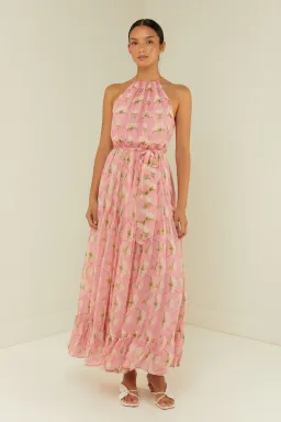 Palm Noosa Bluebell Dress in Pink Diamond Hydrangea Size 10 for rent on The Volte - image 5