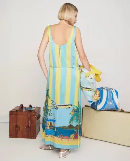 Alemais All Aboard Sleeveless Midi Dress Multi Size 14 for rent on The Volte - image 3