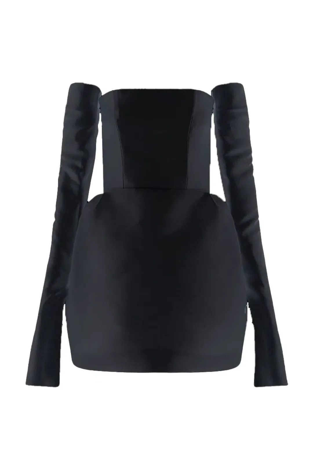 Mariam Seddiq Luis Dress Black Size 6  for rent on The Volte - main image