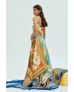 Alemais Paradiso Scarf Skirt Multi Size 8 for rent on The Volte - image 3