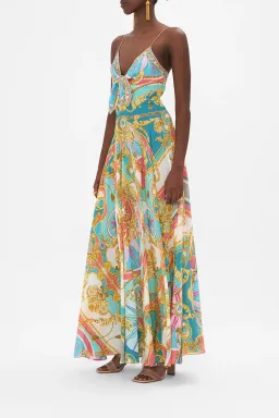 Camilla Sail Away with Me Tie Front Dress Multi Size XS/Au 6 for rent on The Volte - image 4