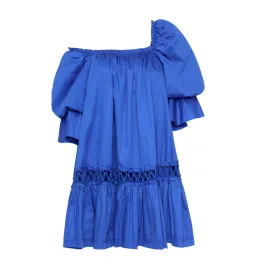 Aje Inspiration Mini Dress in Blue Size AU 14 for rent on The Volte - image 4