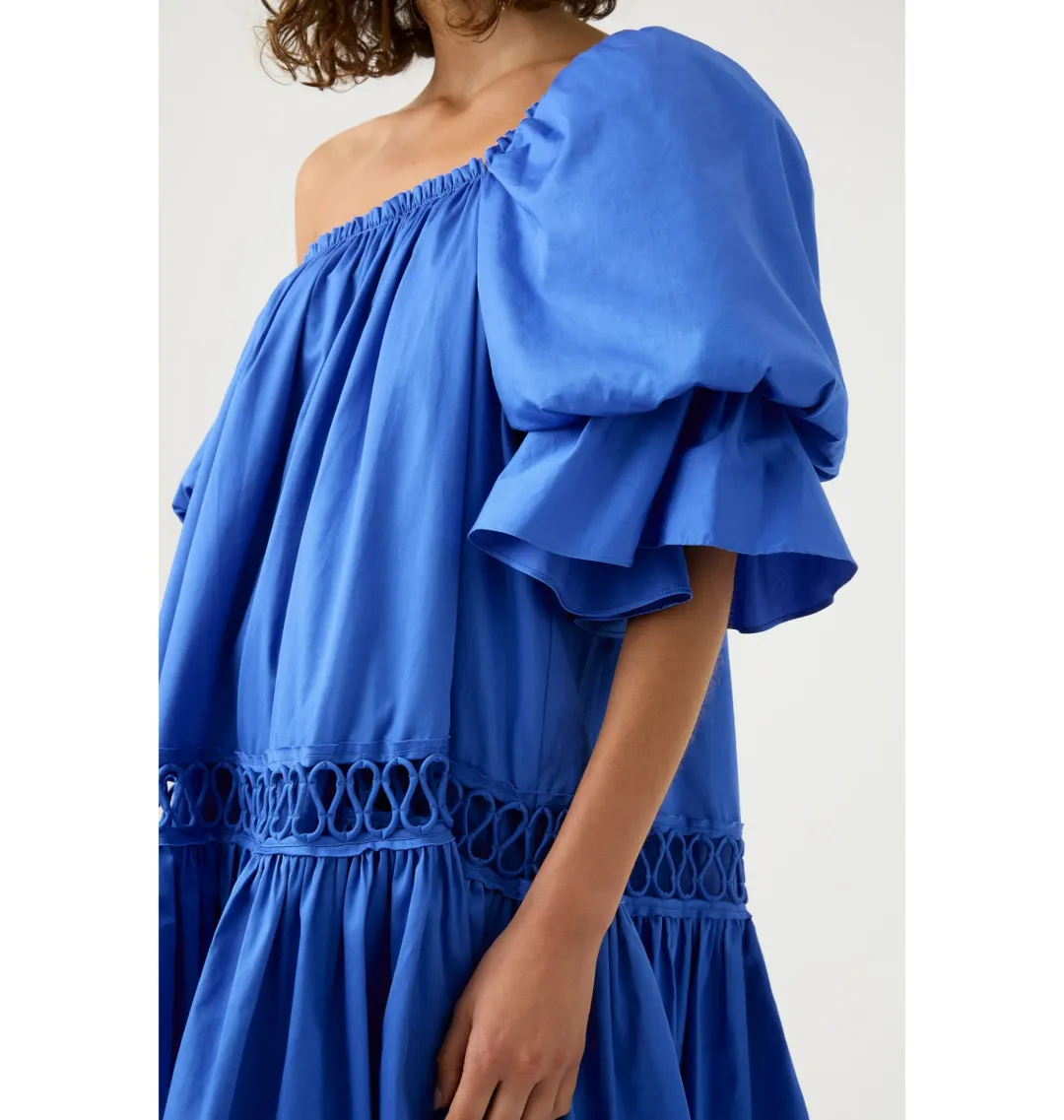 Aje Inspiration Mini Dress in Blue Size AU 14 for rent on The Volte - main image