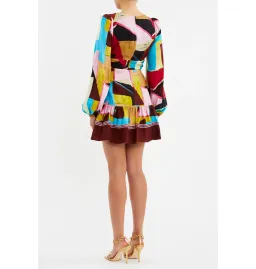 Rebecca Vallance Bastille Mini Dress Multi Size AU 12  for rent on The Volte - image 3