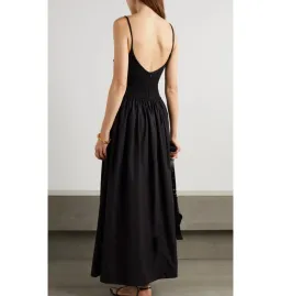 Esse Studios Tri Knit Cotton Dress Black Size AU 8 for rent on The Volte - image 5