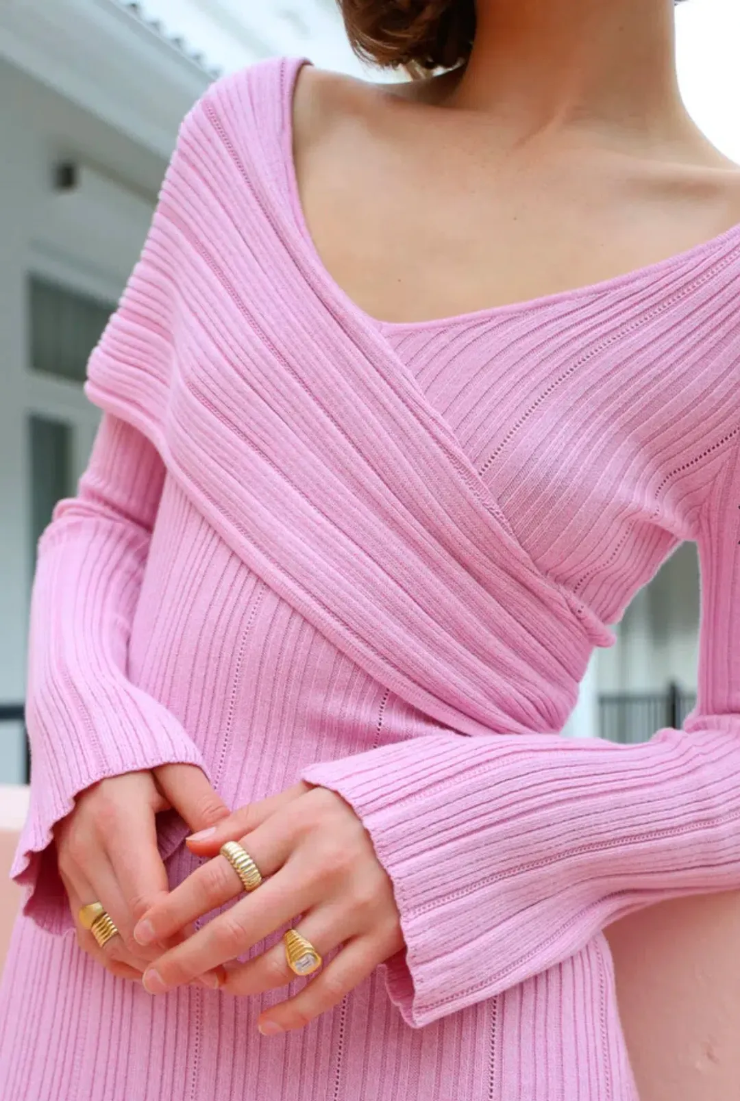Mon Renn Harlow Midi Dress In Taro Size AU 8 for rent on The Volte - main image