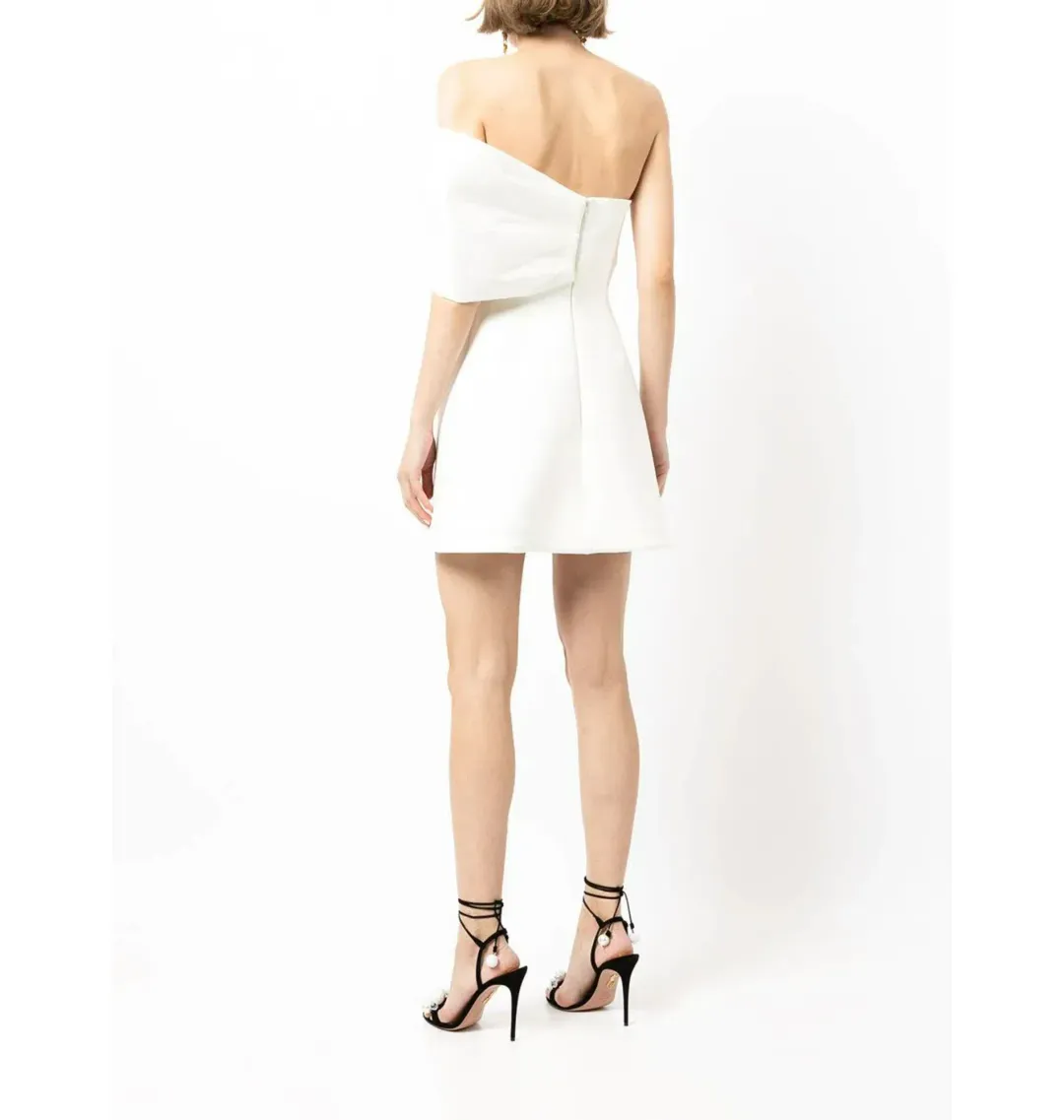 Rachel Gilbert Kace Mini In Ivory Size AU 8  for rent on The Volte - main image