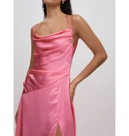 Leo Lin Melodie Gown Watermelon Size AU 16 for rent on The Volte - image 2