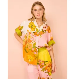Alemais Silas Shirt Size AU 10 and Pant Size AU 12 Set Multi/Floral for rent on The Volte - image 2