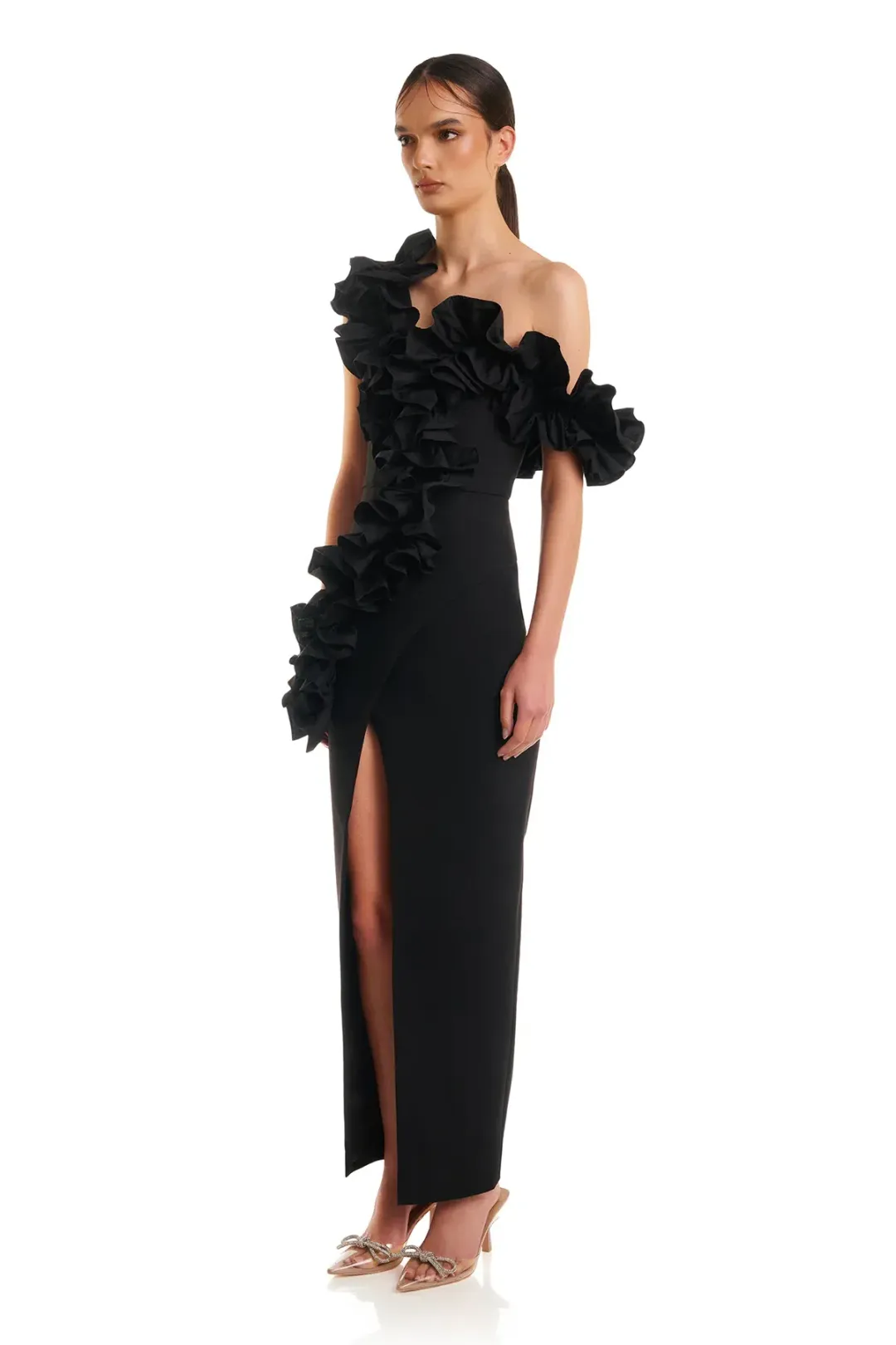 Eliya the Label Rosanna Dress Black Size 6 for rent on The Volte - main image