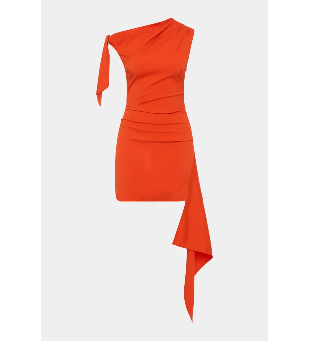 Sir The Label Dahlia Mini Dress in Tangerine Size 0/Au 6 for rent on The Volte - main image
