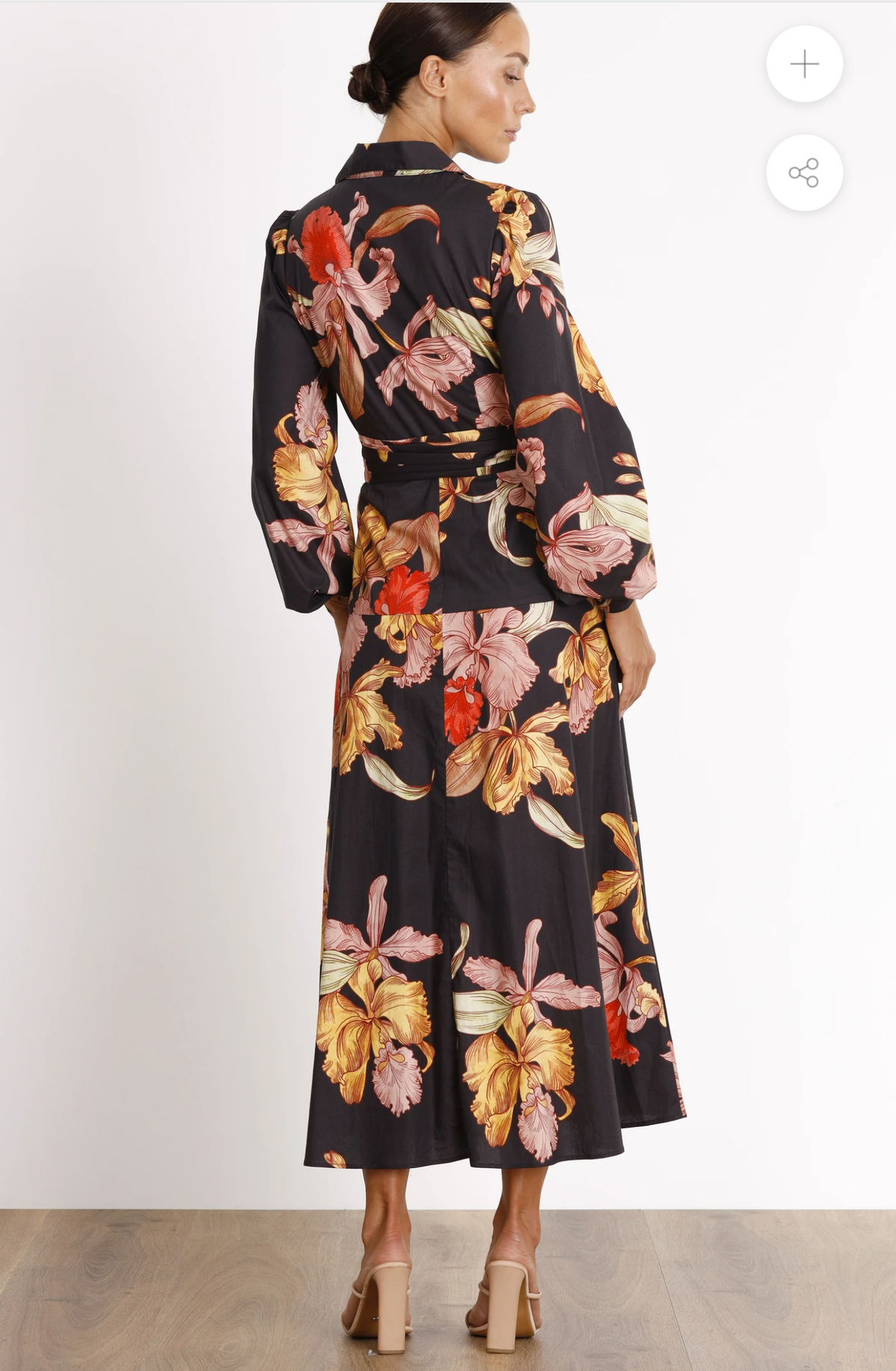 Pasduchas Calyx Shirt Midi Floral Size 8 for rent on The Volte - main image