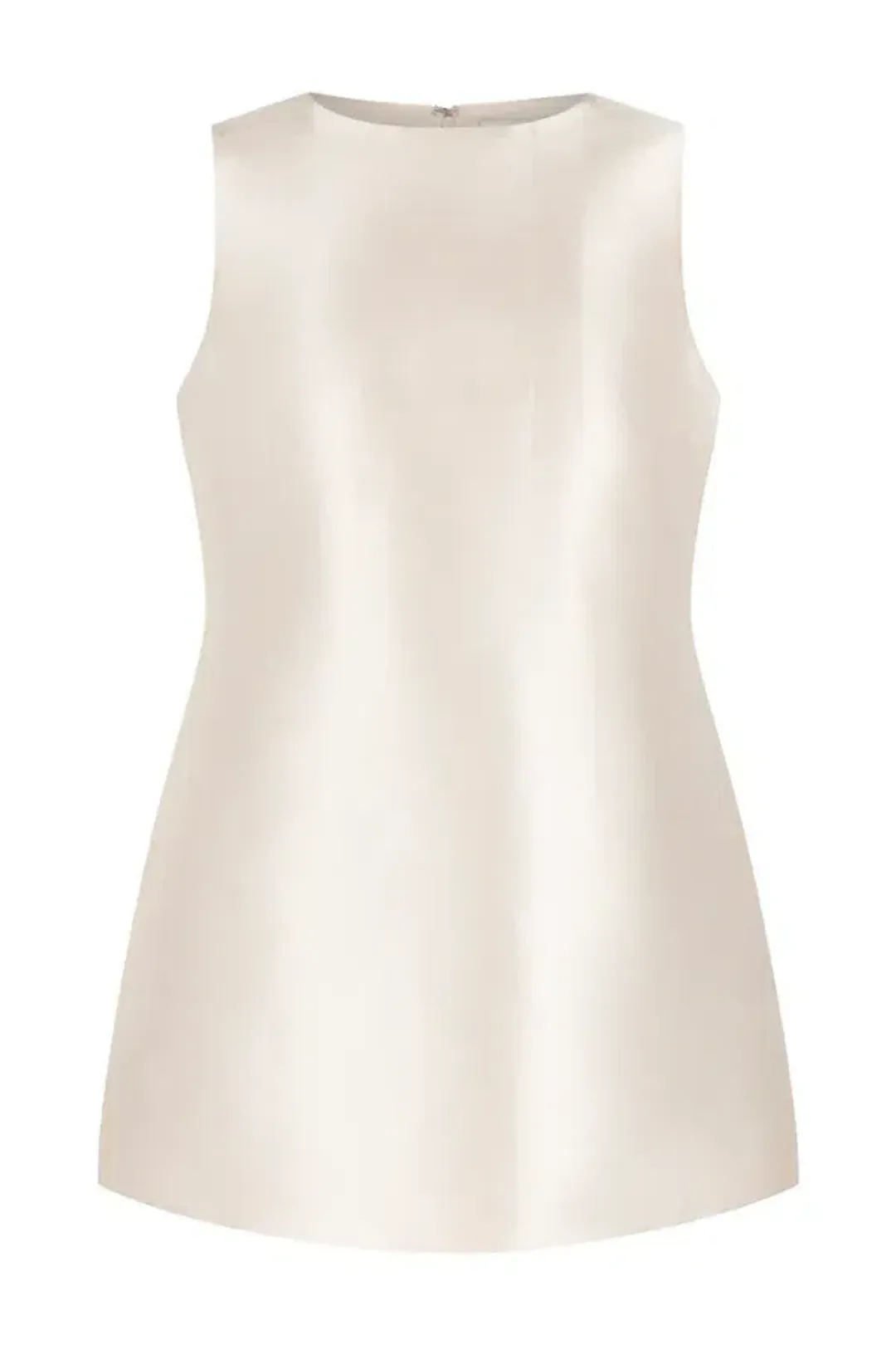 Odd Muse The Ultimate Muse Satin Shift Dress Cream/Blush Size L/Au 12  for rent on The Volte - main image