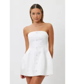 Bianca & Bridgett Elysse Mini Dress White Size 10 for rent on The Volte - image 3
