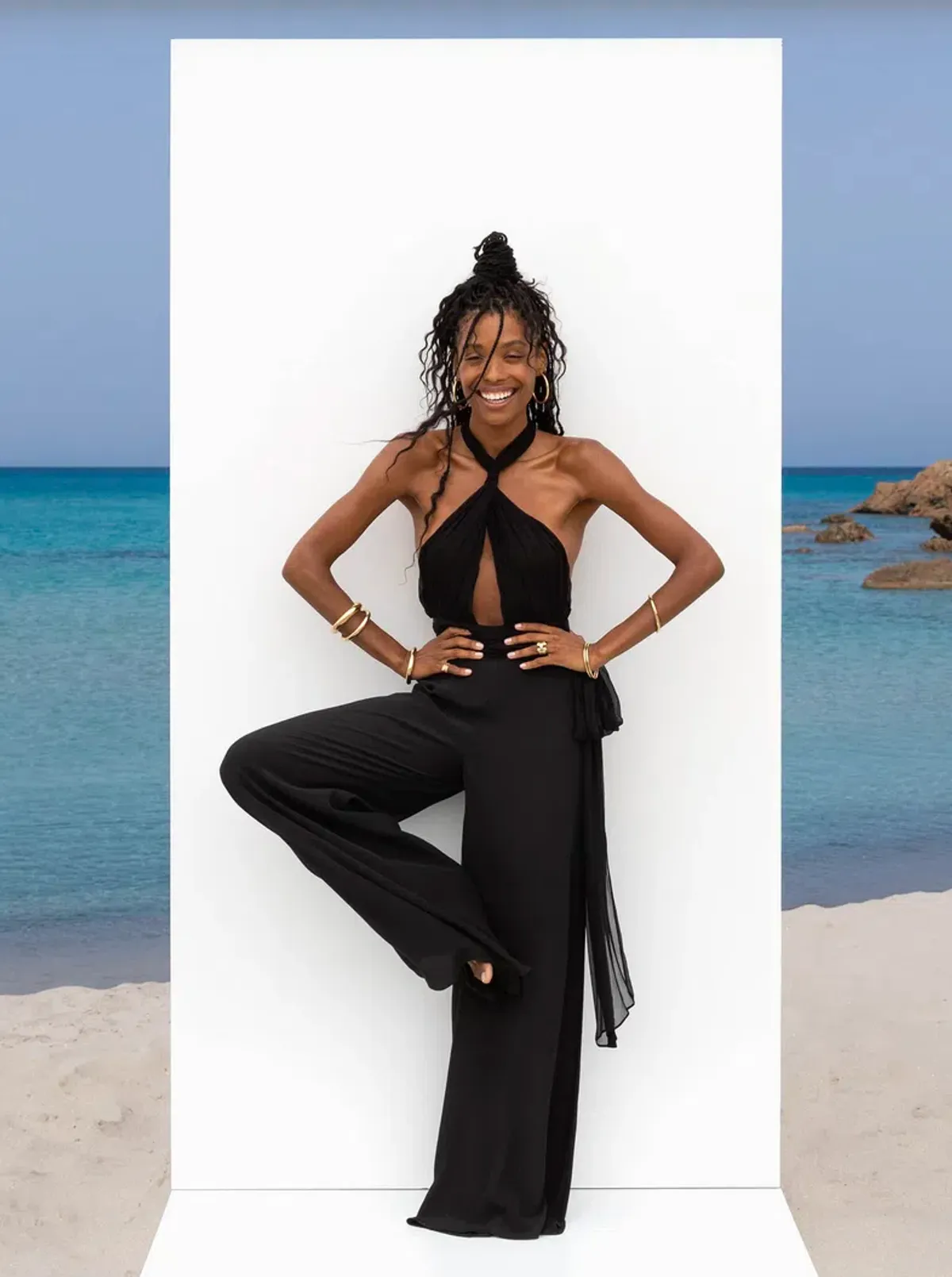 Rat & Boa Montana Jumpsuit in Black Size S / AU 8 for rent on The Volte - main image