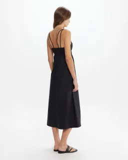 Jag Organic Cotton V Strappy Dress Black Size XL / AU 14 for rent on The Volte - image 3