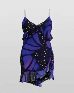 Rat and Boa Beatriz Mini Dress Butterfly Print Size S / 8 for rent on The Volte - image 5